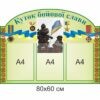 стенд купити, стенд замовити, стенди Україна, патріотичний стенд, патріотичне виховання, куточок патріотичного виховання