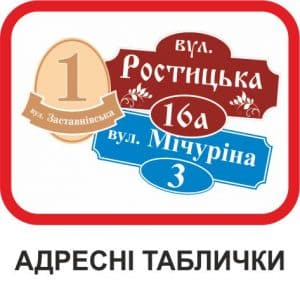 Адресні таблички