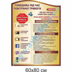 Стенд “Поведінка під час повітряної тривоги” (2041054_07)