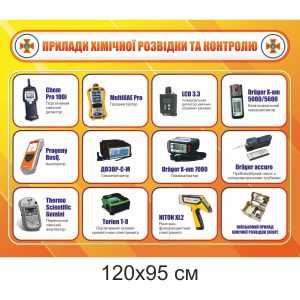 стенди дснс, прилади хімічної розвідки