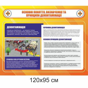 стенди дснс, деконтамінація, принципи деконтамінації