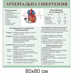 стенди купити, стенди замовити, стенди Україна, стенди для внз, стенди для вищої освіти, медичні стенди, медицина, стенди з медицини, артеріальна гіпертензія,