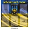 Військовий облік, стенд у військкомат, військові стенди, правила військового обліку