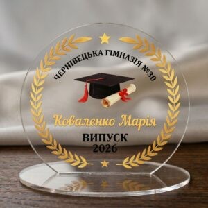 подарунок, статуетка, зірочка, зірка, подарунок на випуск, випускний, випускник, випускнику, кубок, авкстенд, Україна, купити, замовити, друк на акрилі, УФ-друк, подарок, статуэтка, звездочка, звезда, подарок на выпуск, выпускной, выпускник, выпускнику, кубок, авкстенд, Украина, купить, заказать, печать на акриле, УФ-печать