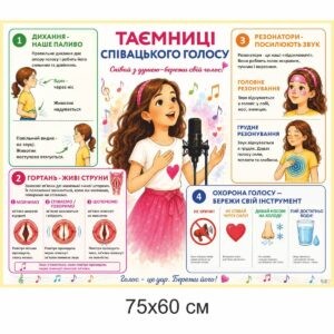 стенди для школи купити, стенди для школи замовити, стенди для кабінету, стенди для шкільного кабінету, оформлення кабінетів, оформлення шкільного кабінету, стенды для школы купить, стенды для школы заказать, стенды для кабинета, стенды для школьного кабинета, стенди для кабінету музики, музичні стенди, музыкальные стенды, Україна, Украина, вокал, співи, уроки вокалуНа стенді представлено інформацію про правильне дихання, роботу голосових зв’язок, роль резонаторів та основні правила охорони й збереження голосу.