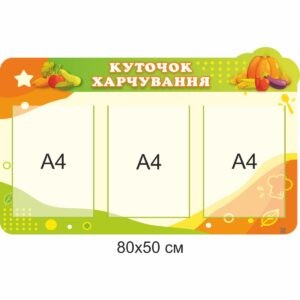 Стенди купити, стенди замовити, стенди Україна, стенди в школу, стенди в садочок, їдальня, харчоблок, стенди в їдальню, стенди для їдальні, куток харчування, куточок харчування